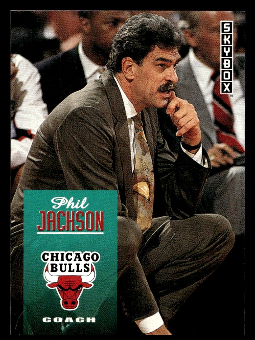 1992 Skybox Phil Jackson #258 Chicago Bulls