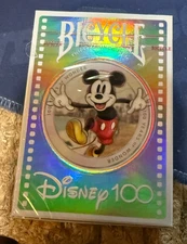 Bicycle-Disney Limited Edition-100 Year Anniversary Playing Cards--Mickey Mouse