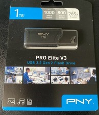 *BRAND NEW* IT’S 1TB!!  PNY - PRO Elite V3 1TB USB 3.2 Gen 2 Flash Drive - Black