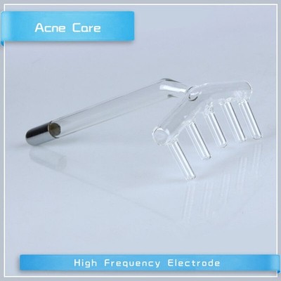 High Frequency Electrode Rake Attachment Purple/Orange For Ance Skin Care Cure