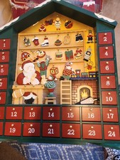 Kirkland Santa's Workshop Advent Calendar Christmas 24" Costco Complete Rare