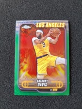 2024-25 Topps Chrome - Anthony Davis, Anthony Davis #86 Green Topps Refractor