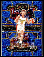 2024 Panini Select WNBA 96 Nancy Lieberman Light Blue Disco Prizm 103/125