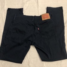 Levis 511 Pants Mens 32x32  30.5 Dark Navy Blue All Season Tech Slim Straight