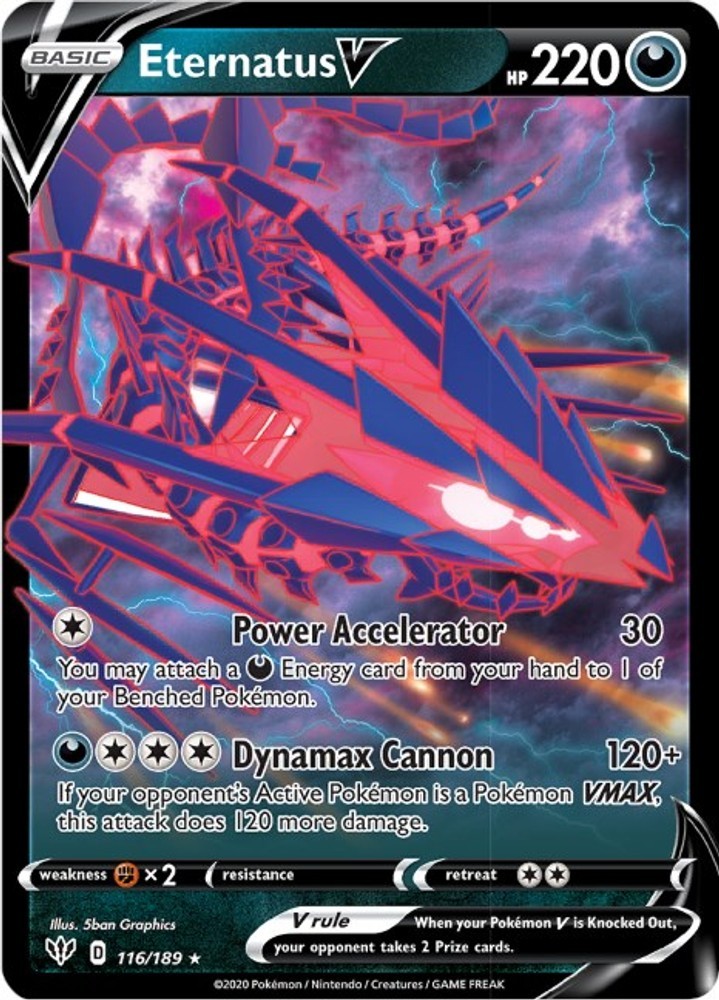 Eternatus V Holofoil [SWSH03 - 116/189]