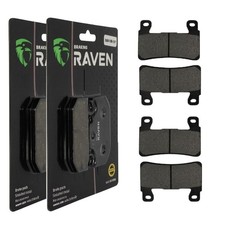 2 Kit plaquettes frein Av Ga et Av Dr Pour Harley-davidson Fxr X 350 HD350-10 et