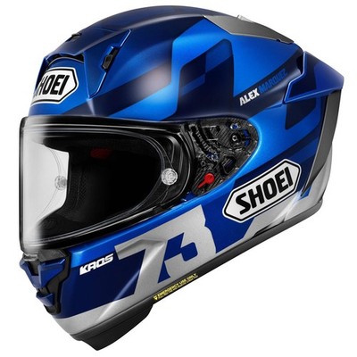 Shoei X-15 Full Face Helmet - Alex Marquez 73 V3 TC-2 - XS X15AM73V321S