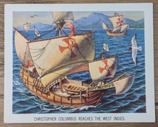 1968 Nabisco Vita-Brits Explorers & Their Ships Christopher Columbus 