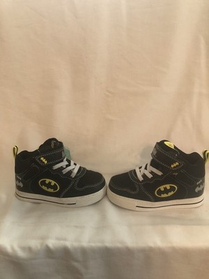 DC Comics BATMAN Hi Tops Shoes W/LIGHTS! Toddlers Size 7 New w/Tag