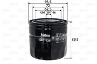 Valeo ÖLfilter 586135 Anschraubfilter FüR GAE Scorpio GBC BNC GBG Ford GGE GFR 1