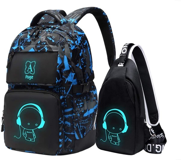 Schulrucksack FüR Jungen Und MäDchen Wasserdichter Rucksack Teenager, Reflek...-image