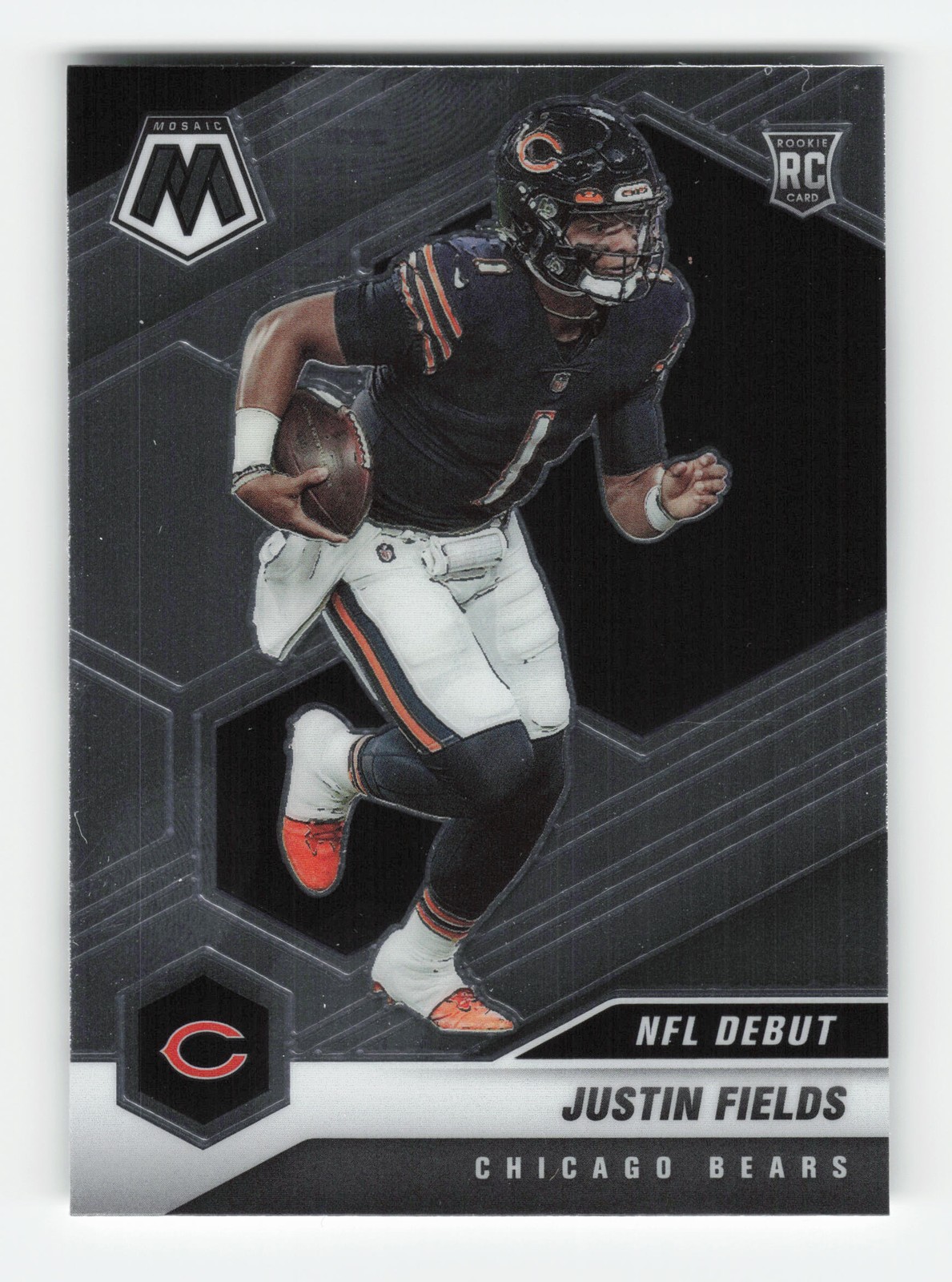 2021 Panini Mosaic #242 Justin Fields Near Mint or Better