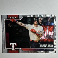 2026 Topps Series 1 Texas Rangers Jonah Heim Diamante Foil #78