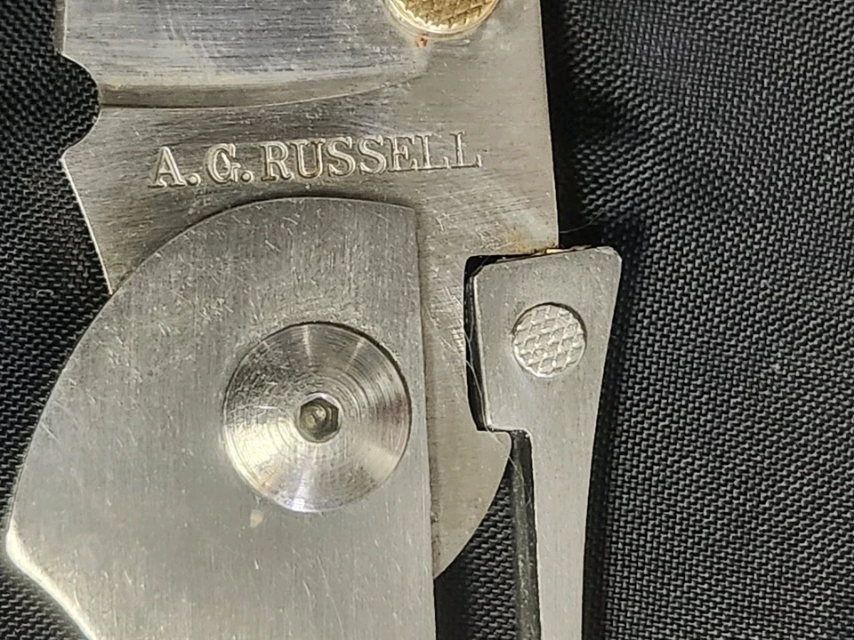 A.G Russell Knife All stainless Drop Point Lock DES321820 - Image 3 of 4