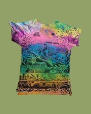 Vintage Cayman Island Tie Dye TShirt Dress