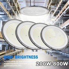 UFO LED High Bay Light Workshop Garage Light Industrial Warehouse Lamp 200-1000W