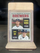 2019 Topps Heritage - Rookie Stars #88 Corbin Burnes, Nate Orf (RC)