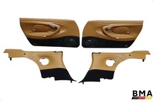 Porsche 996 911 Turbo Natural Brown Full Leather Door Panel Set 2002 - 2004 Oem Porsche 996 911 Turbo Natural Brown Full Leather Door Panel Set 2002 - 2004 Oem