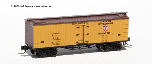Athearn N 06492 - 36´ Wood Reefer ART American Refrig #259; aga NEW, ohne OVP | Condition: Gebraucht