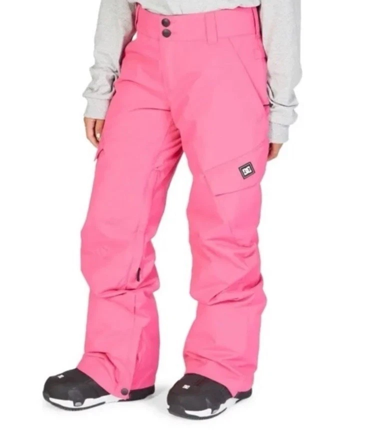 DC Nonchalant Snowboard Ski Pants, Women's Size X Large Crazy Pink $159