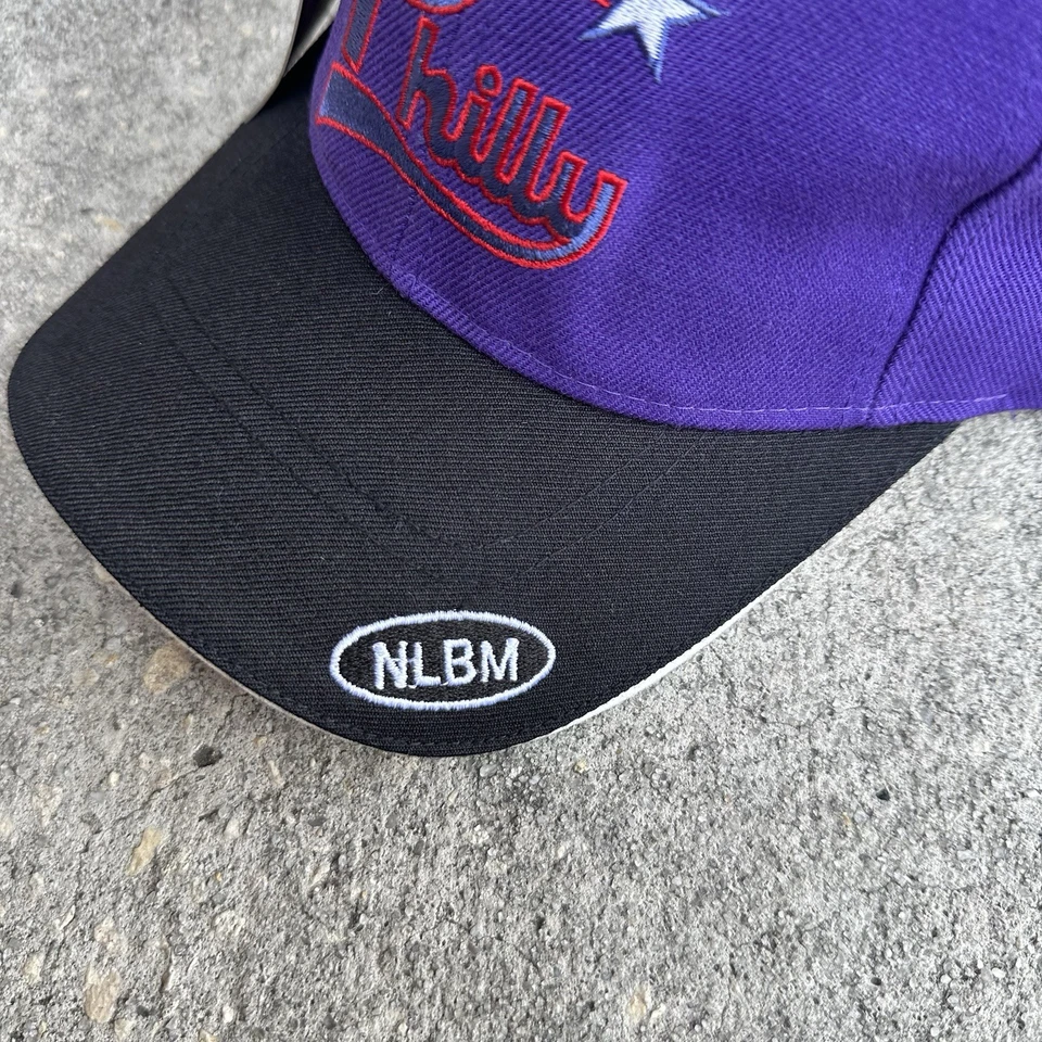 Gorra de colección Philadelphia Stars Liga Negra con tirantes Deadstock Hip Hop Rap Foto 2 de 4