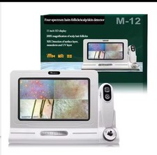 11 Double-head Scanner Skin Analyzer Beauty D...