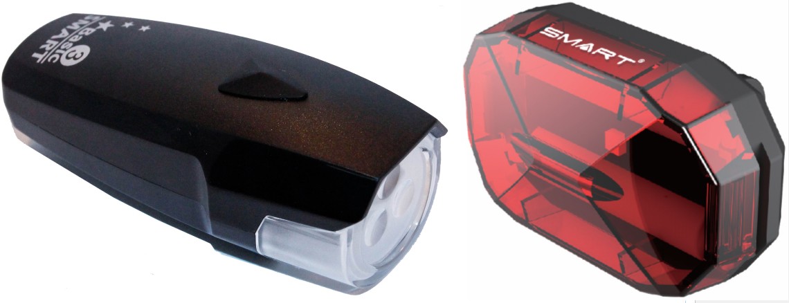 Smart Polaris 3 спереди - 3 белых светодиода / Ромбовидный задний - 3 светодиодных комплекта Twinset