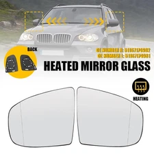 Mirror Left Right Glass for BMW X5 X6 E72 E70 E71 with Auto Dimming Driver Side