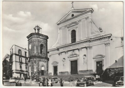 TORRE DEL GRECO - NAPLES - PIAZZA S. CROSS - PONTIFICAL BASILICA - TRAVEL -59398