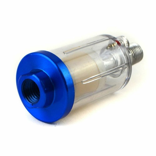 Pistola pulverizadora de alimentación por gravedad LVLP 1,4 mm boquilla 1/4" BSP trampa de humedad en línea - Imagen 3 de 7
