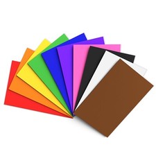 Do ping Foam Sheets Crafts, 8.5x5.5 Inch 10 Colors Craft Foam Paper for Cra