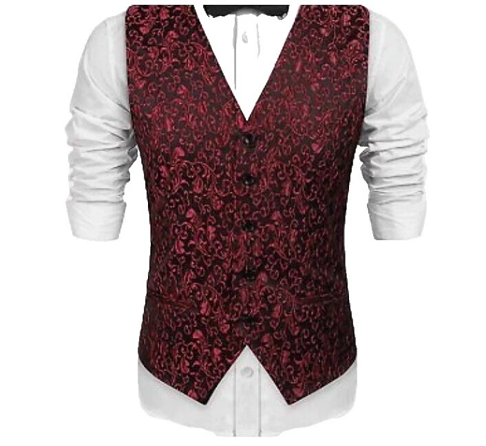 Chalecos de traje Floral para hombres