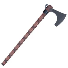 Hand Forged Viking Age Carbon Steel Bearded Axe - Fully Functional 30"