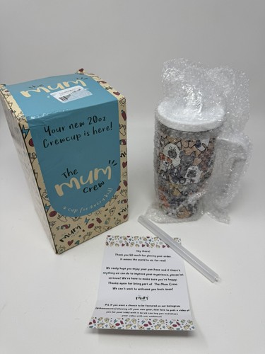 The Mum Crew 20oz Kids Insulated Cup “Dogs” NIB - Picture 4 of 5
