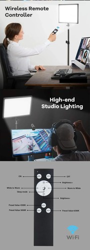 12" LED Panel 50W RGB Fülllicht für Kamera Fotostudio - Bild 5 von 8