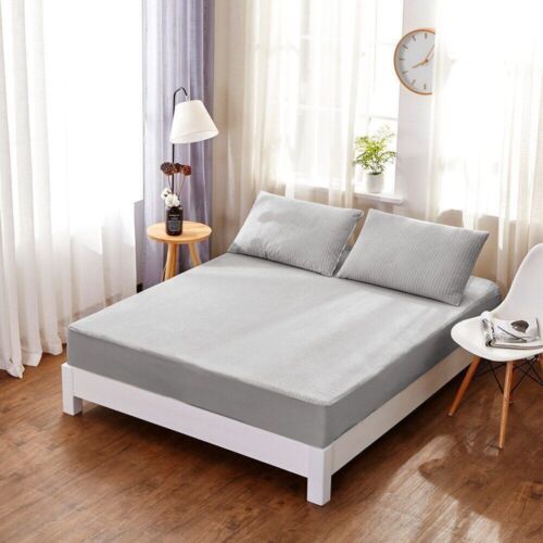Mattress Cover With Elastic Strap Bedspread Fitted Sheet Bedspread Full Size - Picture 18 of 18
