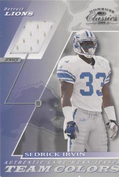 2001 Donruss Classics Sedrick Irvin #TC-39 - 1 of 2