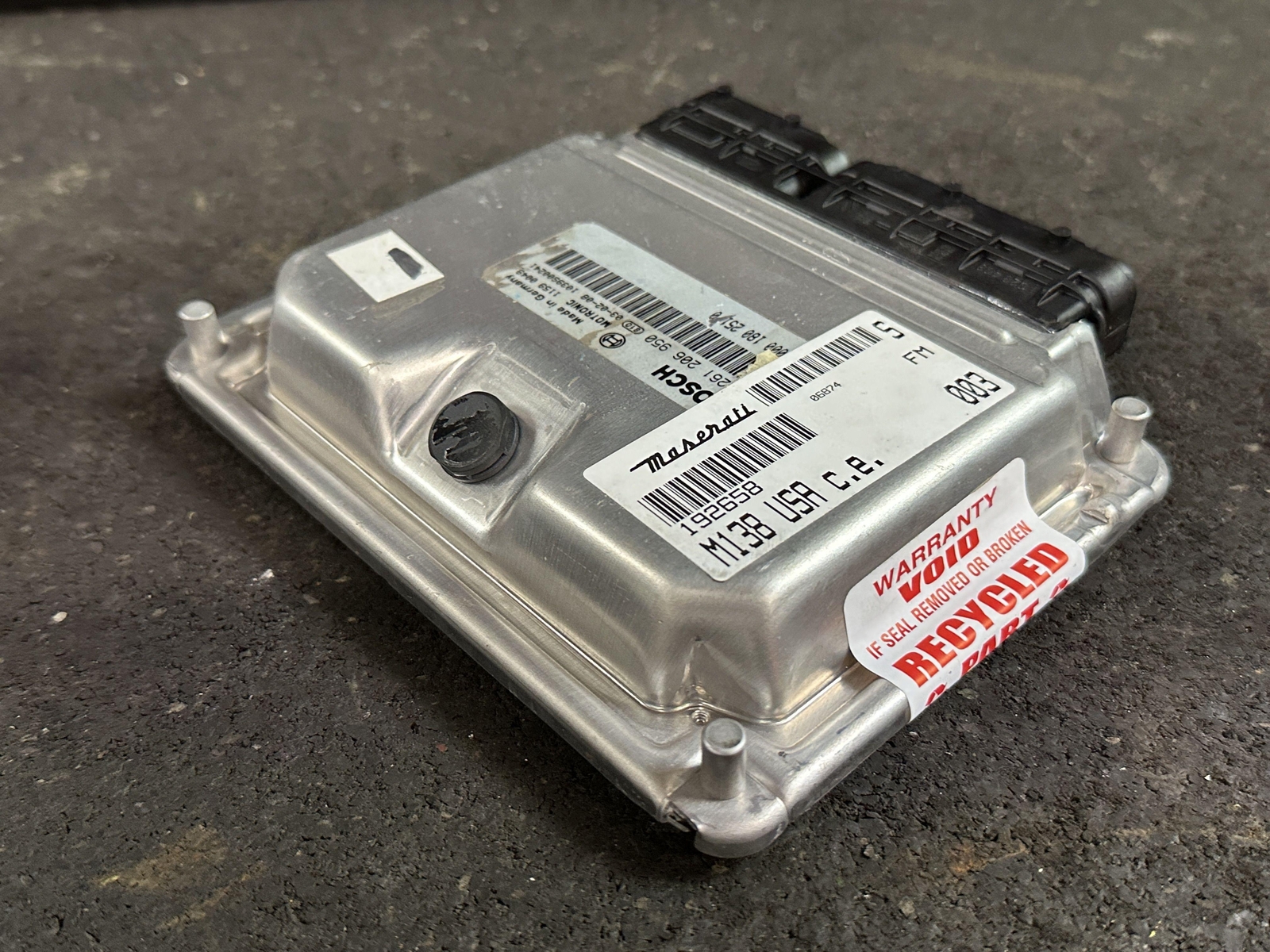 02-06 MASERATI SPYDER 4.2 ENGINE MOTOR CONTROL MODULE COMPUTER ECM ECU 261206950