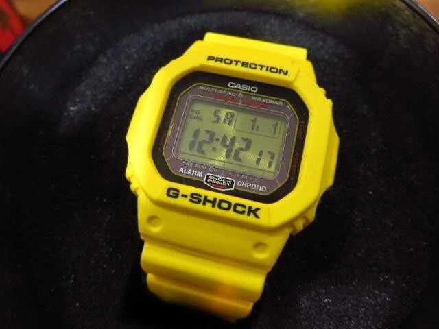 CASIO G-SHOCK GW-M5630E-9JR 30th Anniversary Limited Lightning Yellow Mint