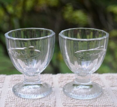 PAIR OF ED DEBEVIE'S MINI ICE CREAM GLASSES