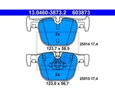 Brake pad set, disc brake Ate 13.0460-3873.2 for BMW