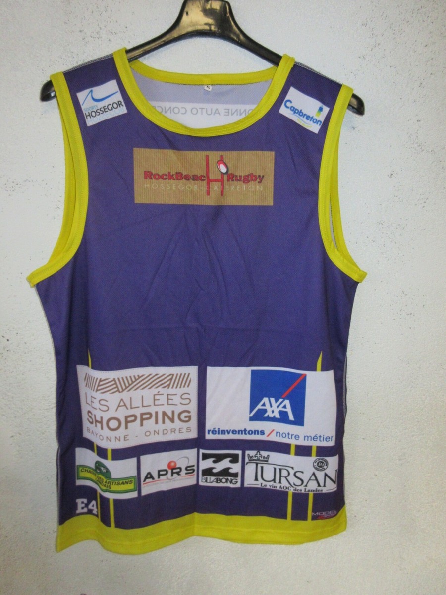 MAILLOT / DÉBARDEUR training BEZIERS ESPOIRS Rugby Valeur shirt XL EUR 46,90 - FR