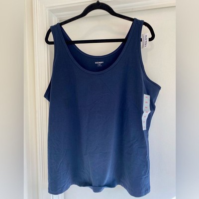 Old Navy First Layer Navy Blue Tank Top Size 2X NWT