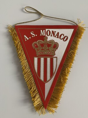 Fanion Vintage AS Monaco (ASM) - Pennant Club Français D'avant 2000