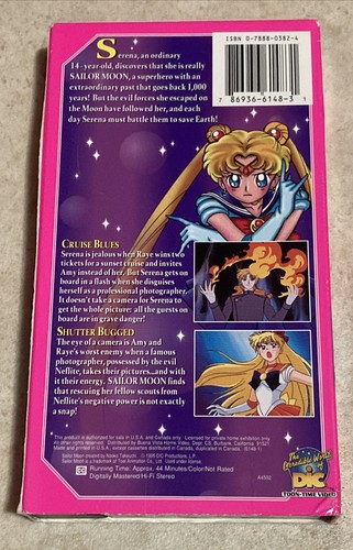 ๐๐VTG Sailor Moon; Naoko Takeuchi โEvil Eyesโ Toon Time Video 1995๐๐ - Picture 3 of 5