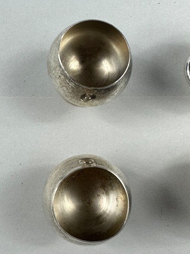 Set of 4 Vintage Gorham Mini Cordial Chalice Goblet Shot Cup Sterling Silver 955 - Picture 12 of 18