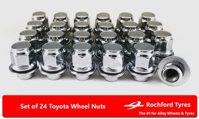 Original Style Wheel Nuts 24 12x1 5 Nuts For Toyota Century Mk2 97 16 Ebay