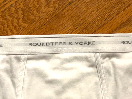 Vintage ~ Men Size 46 ~ ONE (1) Roundtree & Yorke Brief Underwear ~ 100% Cotton - Picture 5 of 8