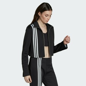 cropped adidas track jacket