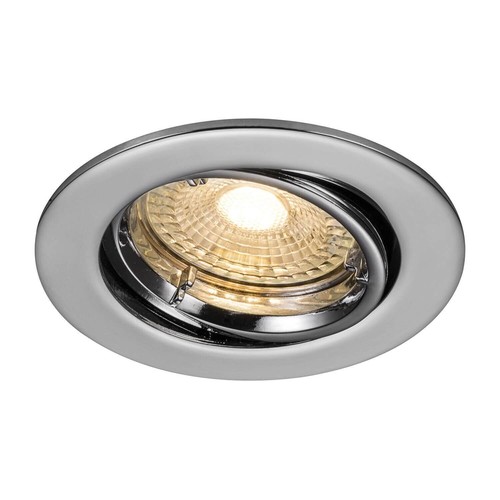 9x LED Einbauspot Schwenkbar 230V GU10 35W dimmbar 2700k Warmweiss Chrom Leuchte - Picture 2 of 11